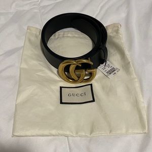 Black Gucci Belt